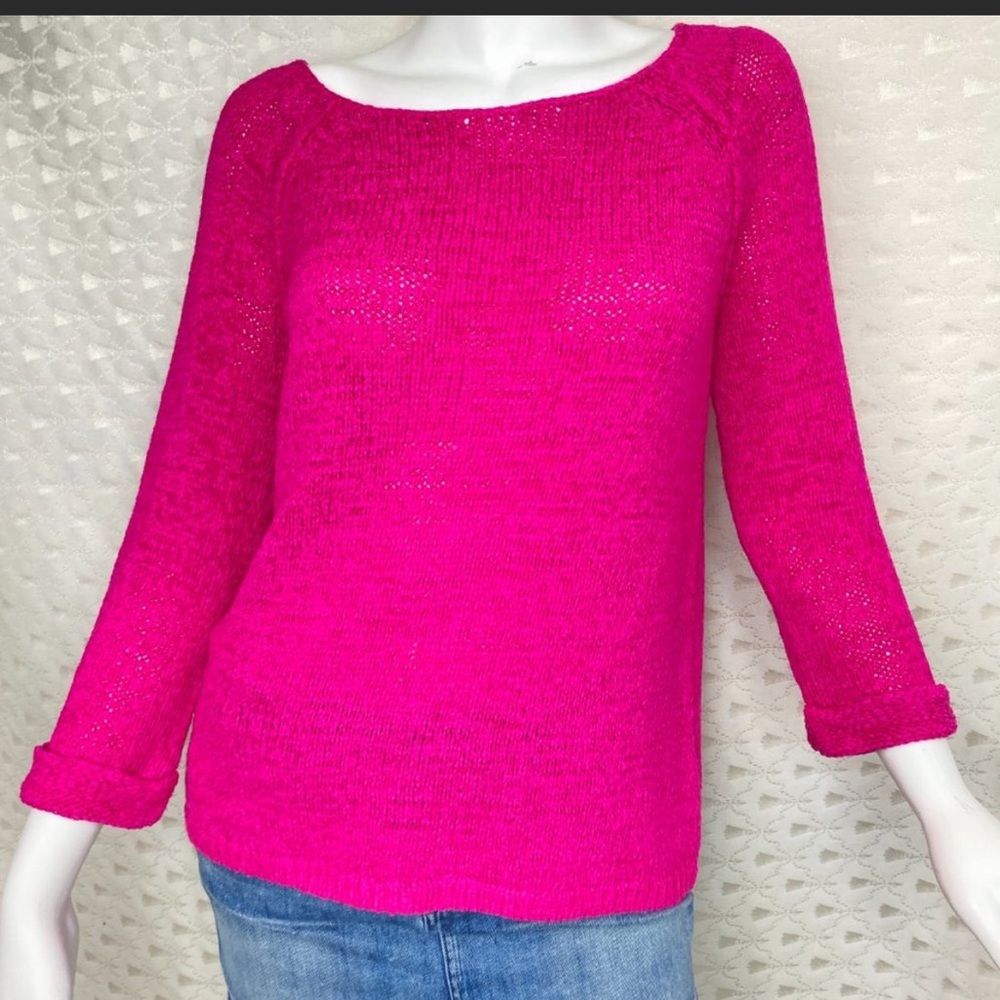 Lilly Pulitzer Bright Fuchsia Knit Sweater